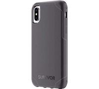 Griffin Survivor Strong Case Cover for iPhone X/XS- Black/Deep Grey - TA43986
