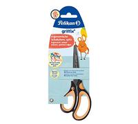 Griffix Left Handed Pointed Scissors Neon Black