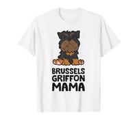 Griffon Bruxellois Mama Brussels Griffon Mama T-Shirt