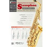 Grifftabelle Saxophon: Fingering Charts Saxophone (Alfred's Fingering Charts Instrumental Series)