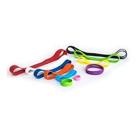 Grifiti Band Joes Sampler 11 Pack Assorted Sizes Colors 7 Standard and 4 Cross Style Long Lasting Silicone Rubber Bands Cooking Grade, UV, Heat, Cold