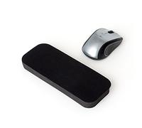 GRIFITI Fat Wrist Pad 8 x 2.75 x 0.75 Inch Black is a Thinner Mouse Wrist Rest for Mice Trackpads Trackballs Numpads Black Nylon Surface