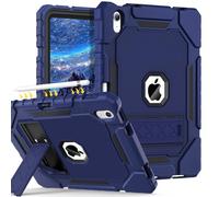 Grifobes for iPad A16 Case 11th Generation 11 inch 2025 / iPad 10th Generation Case 10.9 inch 2022, Heavy Duty Military Grade Shockproof Cover with Pencil Holder for i Pad 11/10 Gen (NavyBlue)