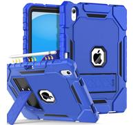 Grifobes for iPad A16 Case 11th Generation 11 inch 2025 / iPad 10th Generation Case 10.9 inch 2022, Heavy Duty Military Grade Shockproof Cover with Pencil Holder for i Pad 11/10 Gen (Deep Blue)