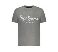 Grigio Cotton T-Shirt - male - Pepe Jeans - T-Shirts - Gray - M - Tops M
