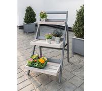 Grigio Folding Pot Shelf Norfolk Leisure Lifestyle Light Grey One Size