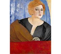 Grigoriev Dichter Anna Sergeevna Sergeeva Gemälde großer Druck Poster Wandkunst Dekor Bild