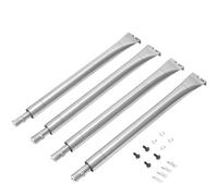 GriHero 18633 Stainless Steel Burner Replacement Parts for Broil King Imperial & Regal Gas Grill, 43.8 cm Stainless Steel Burner for Broil King Baron Grill Accessories, Pack of 4