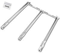GriHero 69787 Grill Burner Tubes, Stainless Steel BBQ Burners for Weber Spirit E310 S310 E320 S320 (2013 and Newer), Weber Spirit 300 Series, Spirit E330 S330 SP-330(Fit Up-Front Buttons)