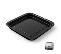 Grihero Pizza Oven Tray for Ninja Woodfire OO101UK 8-in-1 Pizza Oven Accessories, Pro-Heat Tray for Ninja Woodfire Electric Outdoor, Porcelain Steel Flat Top Pizza Oven Pan 30,5 x 30,5 cm