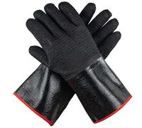 Grill Armor BBQ Gloves - Waterproof Extreme Heat Resistant 932℉ Oven Gloves for Cooking, Grilling, Baking, Camping - Handle Hot Food in Kitchen, Smoker, Cast Iron, Fire Pit, Pizza, Fryer, Barbecue