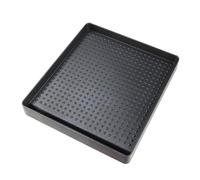 Grill Baking Sheet - Ventilated Roast Tray, Solid Pan Frame | Curved Side Channel Portable Cooking Board, Compact Plate Bottom with Block Plate, Controlled Char Line for Dishes, Patio