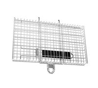 Grill Basket - Stainless Steel Grill Basket | Stainless Steel Grill Basket with Folding Function and Handle for Fish, Steak, Shrimp, Grilled Food, Grill Basket