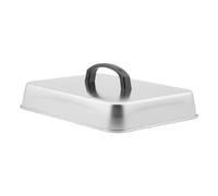 Grill Basting Cover with Handle | Stainless Steel Melt Lid for Cheese, Steaming, | Durable, Easy-Clean | Ideal for Griddle, Outdoor BBQ, Kitchen, Campfire Cooking