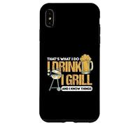 Grill BBQ Barbecue Drink Alcohol Beer Bier Drunk Gift Case for iPhone XS Max