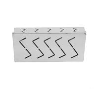 Grill Box Stainless Steel with 90 Degree Flip Lid to Maintain Steady Temperature and Smoke Circulation for Enhanced BBQ Experience on Various Grill Models