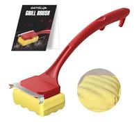 Grill Brush for Outdoor Grill, Bristle Free Grill Brush BBQ Grill Brush with Scraper, Steam Grill Cleaning Brush & Grill Cleaning Kit, BBQ Brush for Gas Charcoal Smoker Griddle, Gifts for Men Dad