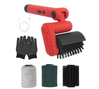 Grill Brush, Roller Tool with Cordless Rechargeable Motor, Perfect for Cleaning and Maintaining Barbecue Grill, Daily Care, Handheld BBQ Scrub, Aftercooking Care