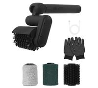 Grill Brush, Roller Tool with Cordless Rechargeable Motor, Perfect for Cleaning and Maintaining Barbecue Grill, Daily Care, Handheld BBQ Scrub, Aftercooking Care
