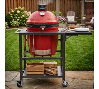 Grill Cart for Kamado Joe Accessories - Rolling Stand with Heavy Duty Locking Caster Wheels, Grill Table Compatible with Kamado Joe Classic Joe Series I & II & III
