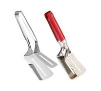 Grill Clamp, Stainless and Heavy Duty, 25.65cm Height, Steel Barbecue Tongs, Grill Clamp Spatula, for Steak, Fish, Bread, Hamburger, BBQ, Pizza, Pancake Pies