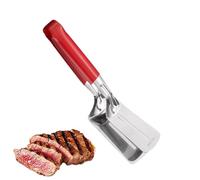 Grill Clamp - Stainless Steel | Non-Stick Scoop with Long Handle Serving Tongs Spatula for Turning Food | BBQ Steak, Fish, Hamburger, Pizza, Bread, Pancakes, Cakes