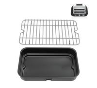 Grill Cooking Pot and Rack for Ninja Foodi FG551 DG551 DG651 Indoor, Air Frying Griddle Plate & Rack for Ninja Foodi Smart XL Indoor Accessories