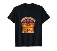 Grill Dad Grillin Franks Rippin Stanks T-Shirt