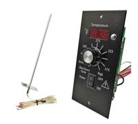 Grill Digital Thermostat Kit With LED Display For Accurate Temperature Readings And Dependable Heat Management(B)