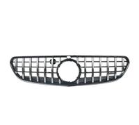 Grill For Benz For S-Class For S63 S65 For AMG Coupe For W217 C217 2015-2017 Middle Grille Car ABS Vertical Bar(Silver)