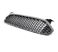 Grill For For Fusion 2013-2016 Gloss Black Honeycomb Front Bumper Grille Mesh Replace Racing Grills(Silver)