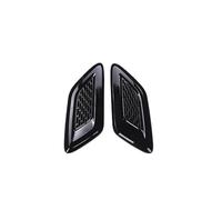 Grill For Land For Rover For Range For Rover For Sport L494 2014 2015 2016 2017 ABS Replacement Parts Car Hood Air Vent Outlet Wing Trim Grills(All black 2pcs)