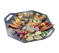 Grill for - Stovemedical Stone Ebated Griddle Pan | Top Grill Heat Resistant Stove Top Grill Pan for Home, Outdoor, Portable Easy Cleaning Grill Pan with