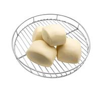 Grill Grate, 24 cm Heat-Resistant Reusable Plate, Round Oven Wire Grate, for Cooling, Barbecue, Roasting, Drying and Frying, Outdoors, Camping, at Home and on