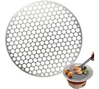 Grill Grate Replacement, Fire Pit Grill Grate, Stainless Steel Round BBQ Mesh Rack, Cooking Replacement Outdoor Accessories, Camping Cookware for Outdoor Camping