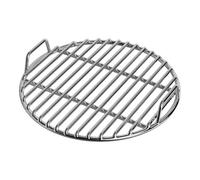 Grill Grate Replacement Stainless Steel Extra Thick for Charcoal Kettle Smoker Kamado Style Grills High Heat Compatible with Popular Brands Outdoor BBQ Cooking Picnic Camping Round Shape (Large)