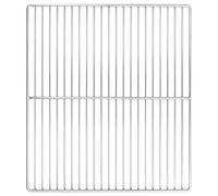Grill Grate Silver Stainless Steel Outdoor Rectangular Grilling BBQ vidaXL