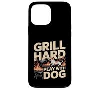 Grill Hard Play With Dog Backyard Bbq Lover Case for iPhone 13 Pro Max