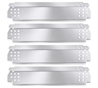 Grill Heat Plate Parts for Home Depot Nexgrill 720-0830H, 720-0888N, 720-0888, 720-0864, 720-0896B, Stainless Steel Grill Heat Tent, Burner Cover, Flame Tamer for 4 Burner Members Mark 720-0830G
