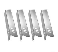 Grill Heat Plate Shield, 4-Pack Stainless Steel Burner Covers for Dyna-Glo DGF510SSP, Backyard GBC1460W, 15 Inch