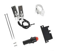 Grill Igniter Kit 42321 for Weber Silver Gold, Complete Replacement Set with Electrodes Wires Push Button, For Metal Plastic Parts, Simple