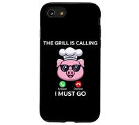 Grill Is Calling I Must Go BBQ Humor For Chefs Case for iPhone SE (2020) / 7/8