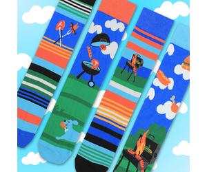 Grill It! Golf Oddsocks Gift Box for Men