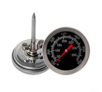 Grill Lid Thermometer 52mm Stainless Steel BBQ Accessory for Weber Kettle Gas Grill Accurate Core Temperature Reading M8 Thread