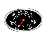 Grill Lid Thermometer Heat Indicator Replacement for BBQ Grill Temperature Gauge Replacement Parts