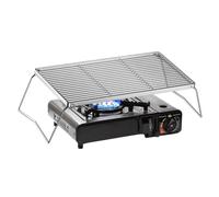 - Grill made of stainless steel, height adjustable | Foldable grill. Suitable for outdoor barbecues, in the garden, at home, when tailgating and on