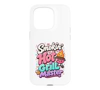 Grill-Master BBQ Grill Backyard Cookout Design Graphic Party Case for iPhone 15 Pro