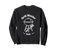 Grill Master Dad Backyard Barbecue Graphic Design Sweatshirt