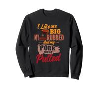 Grill Masters Pulled Pork King Backyard Barbecue Life BBQ Sweatshirt