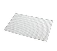 Grill Mesh 1PCS BBQ Mesh Stainless Steel Grate Mesh Net BBQ Mesh Campfires Field Trips Iron Grill Picnics outdooor part(60x40cm)